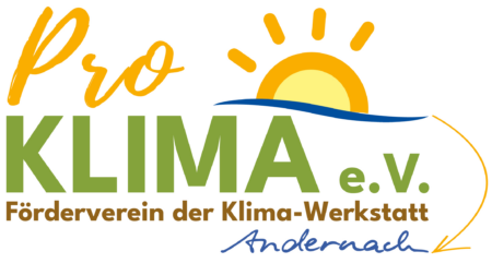 Logo des Fördervereins Pro Klima e.V. der Klima-Werkstatt Andernach.